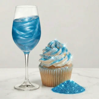 Light Blue Luster Dust - Edible Glitter