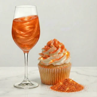 Orange Luster Dust - Edible Glitter