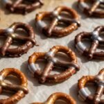 Shimmery Chocolate Covered Pretzels